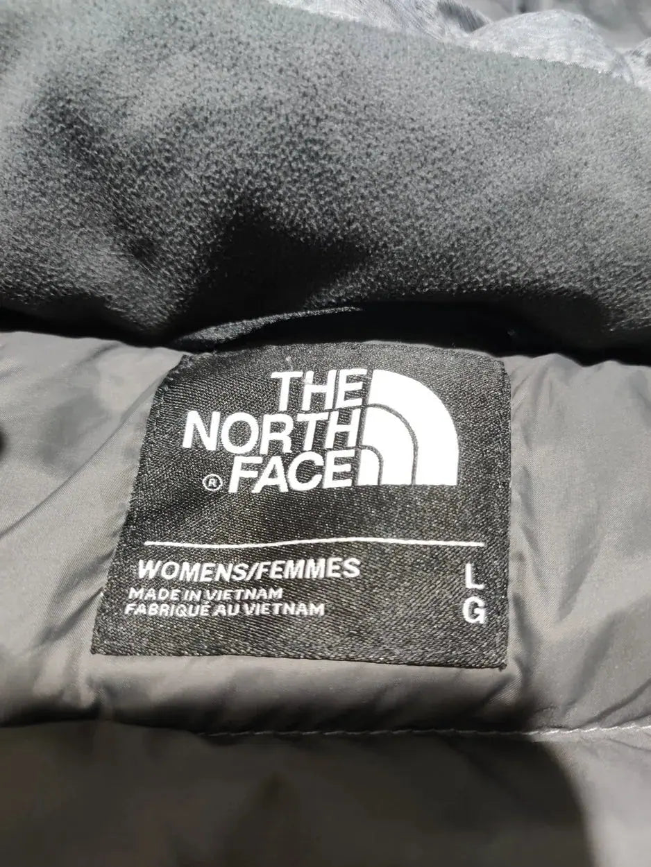The North face 550 Fill Women Puffer Gray Hooded Coat Jacket – Preloved Labels (view 4)