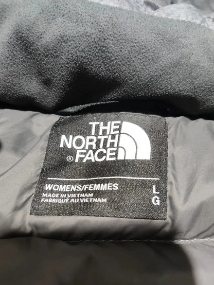 The North face 550 Fill Women Puffer Gray Hooded Coat Jacket – Preloved Labels (view 4)