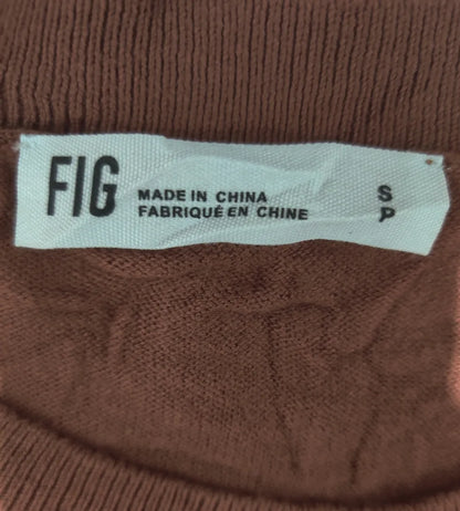 Fig Women Acrylic Brown Sweater S – Preloved Labels (view 3)