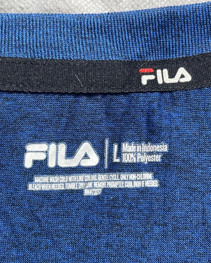 Fila Blue For Men Sports T Shirt L - Preloved Labels