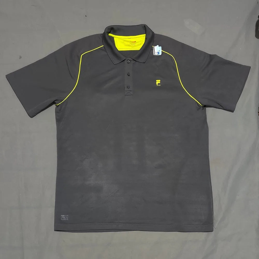 Fila Men Sport Gray Polo T Shirt M – Preloved Labels (view 2)
