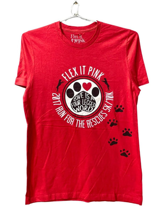 Flex It Pink Red Cotton T Shirt For Men M - Preloved Labels