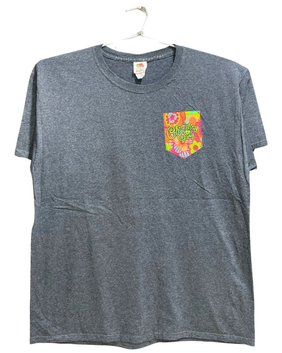 Fruit Of The Loom Gray Cotton T Shirt For Men M - Preloved Labels