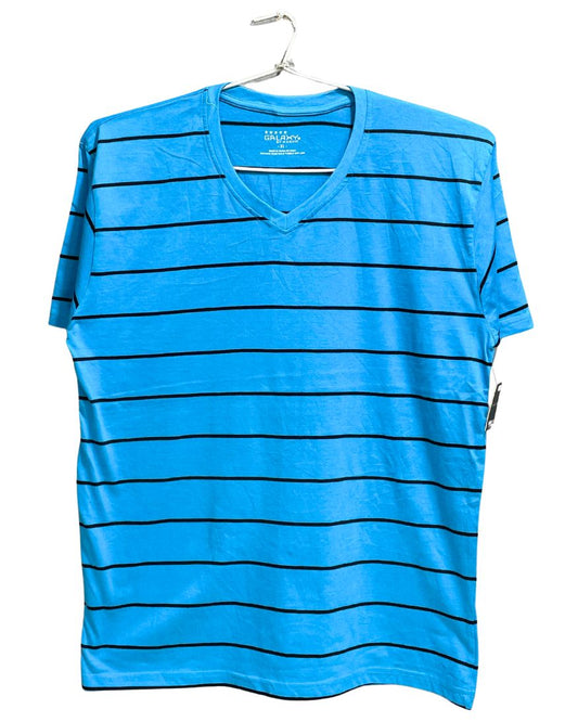 Galaxy Blue Cotton T Shirt For Men XL - Preloved Labels