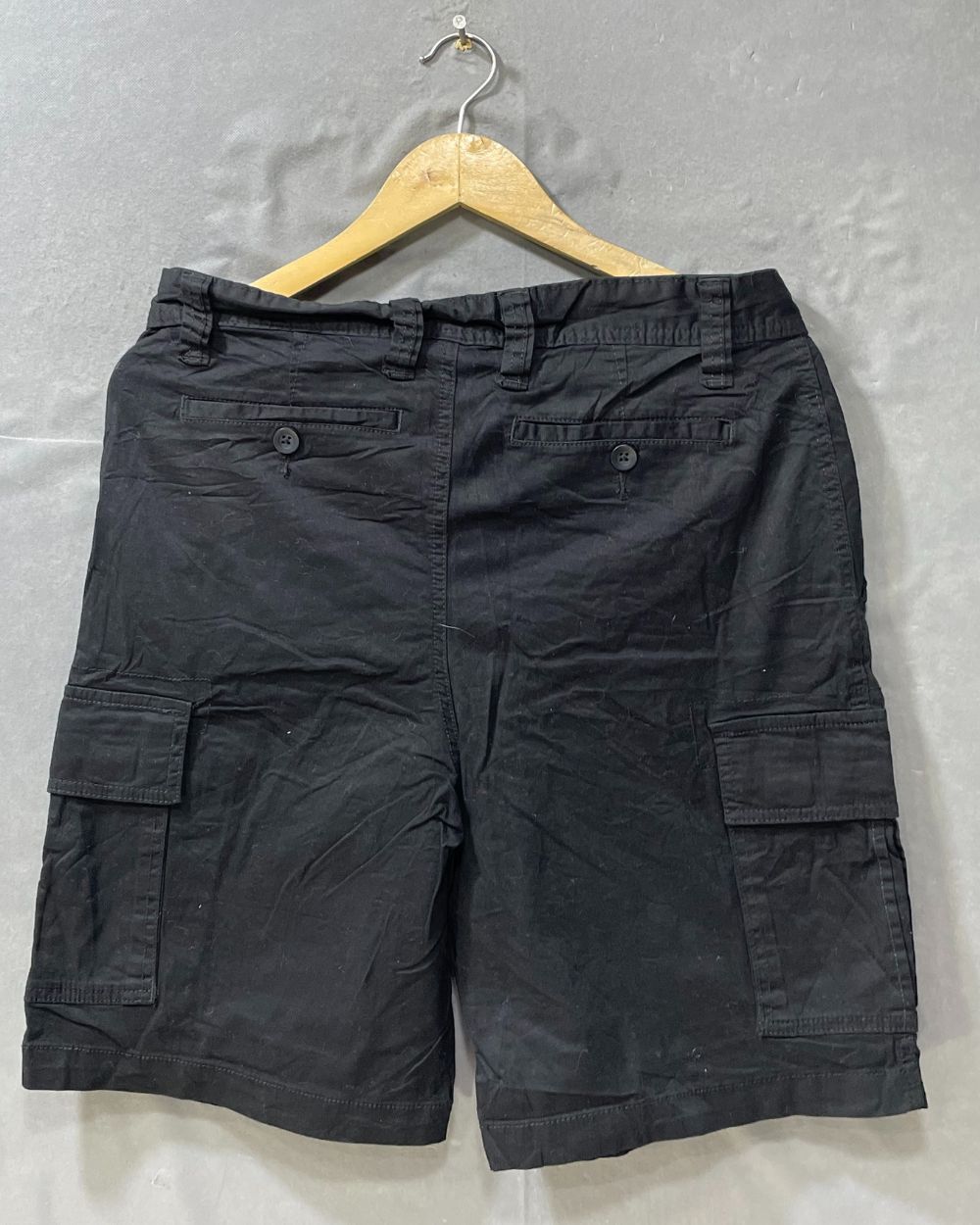 George Black Cotton Short For Men M - Preloved Labels