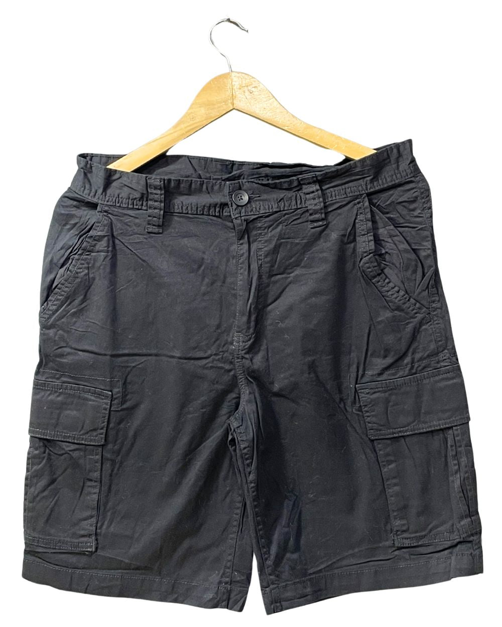 George Black Cotton Short For Men M - Preloved Labels