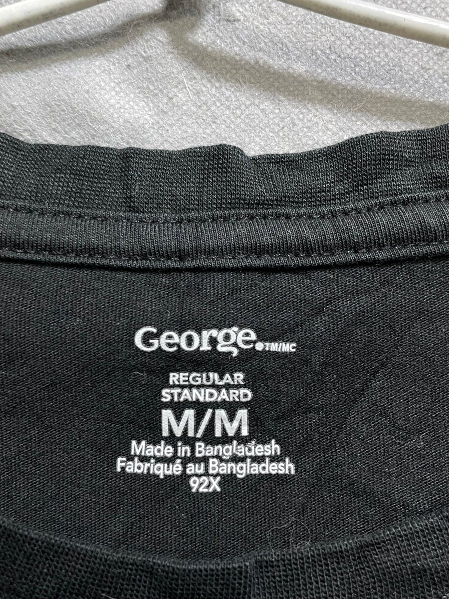 George Black Cotton T Shirt For Men M - Preloved Labels
