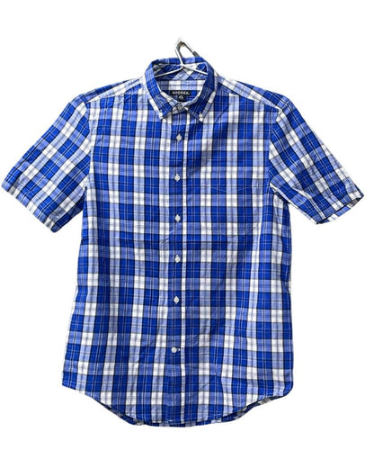 George Blue Cotton Shirt For Men M - Preloved Labels