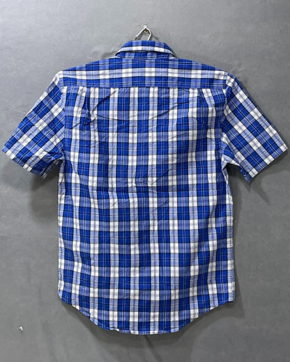 George Blue Cotton Shirt For Men M - Preloved Labels