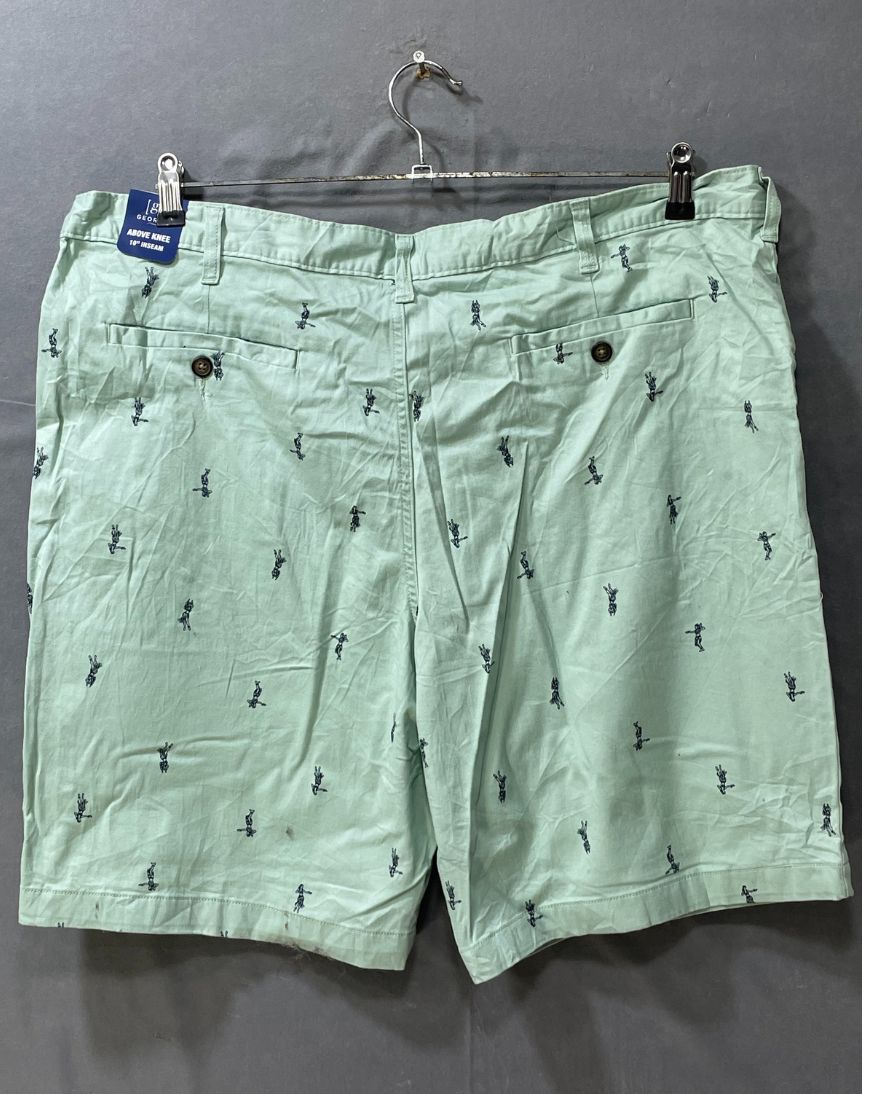 George Blue Cotton Short For Men X Large - Preloved Labels