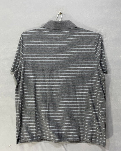 George Grey Cotton Polo T Shirt For Men X Large - Preloved Labels