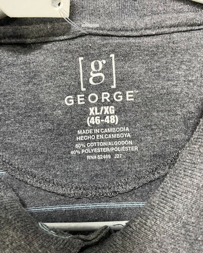 George Grey Cotton Polo T Shirt For Men X Large - Preloved Labels