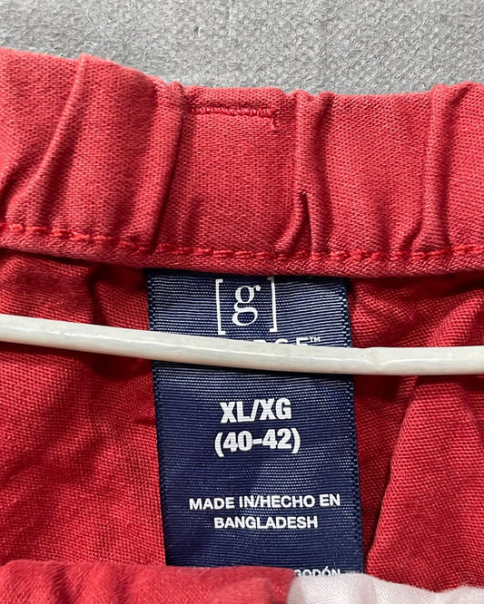 George Red Cotton Short For Men XL - Preloved Labels