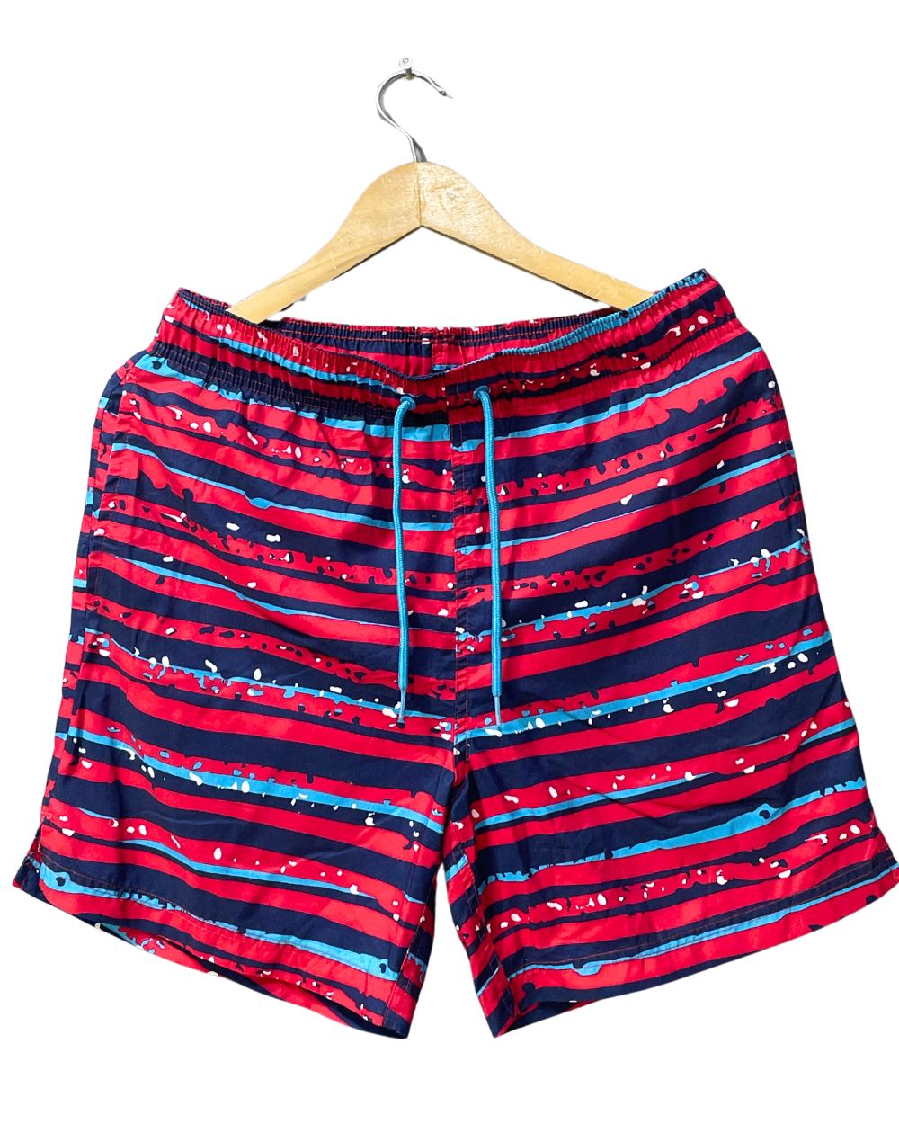 George Red Parachute Polyester Short For Men M - Preloved Labels