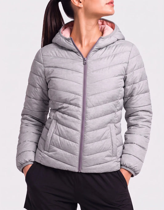 George Women Gray Puffer Jacket XL – Preloved Labels