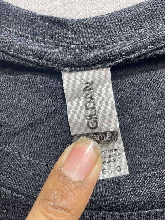 Gildan Black Cotton T Shirt For Men L - Preloved Labels