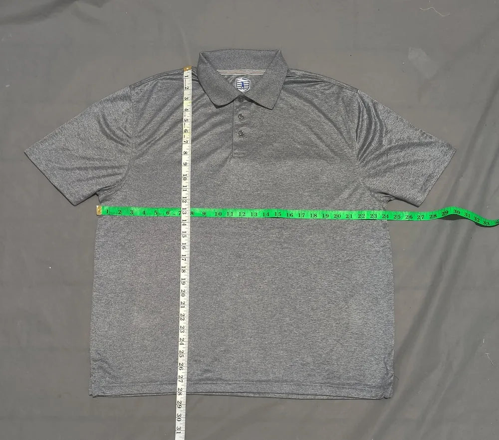 Golf America Men Sport Gray  Polo T Shirt L – Preloved Labels (view 4)