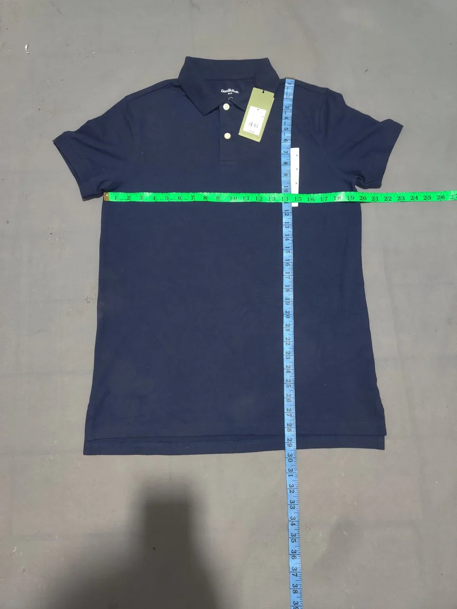 Goodfellow Men Sport Blue Polo T Shirt M – Preloved Labels (view 4)