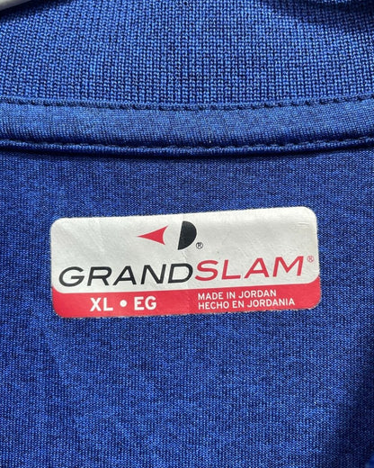 Grand Slam Blue Polyester Sport Polo T Shirt For Men X Large - Preloved Labels