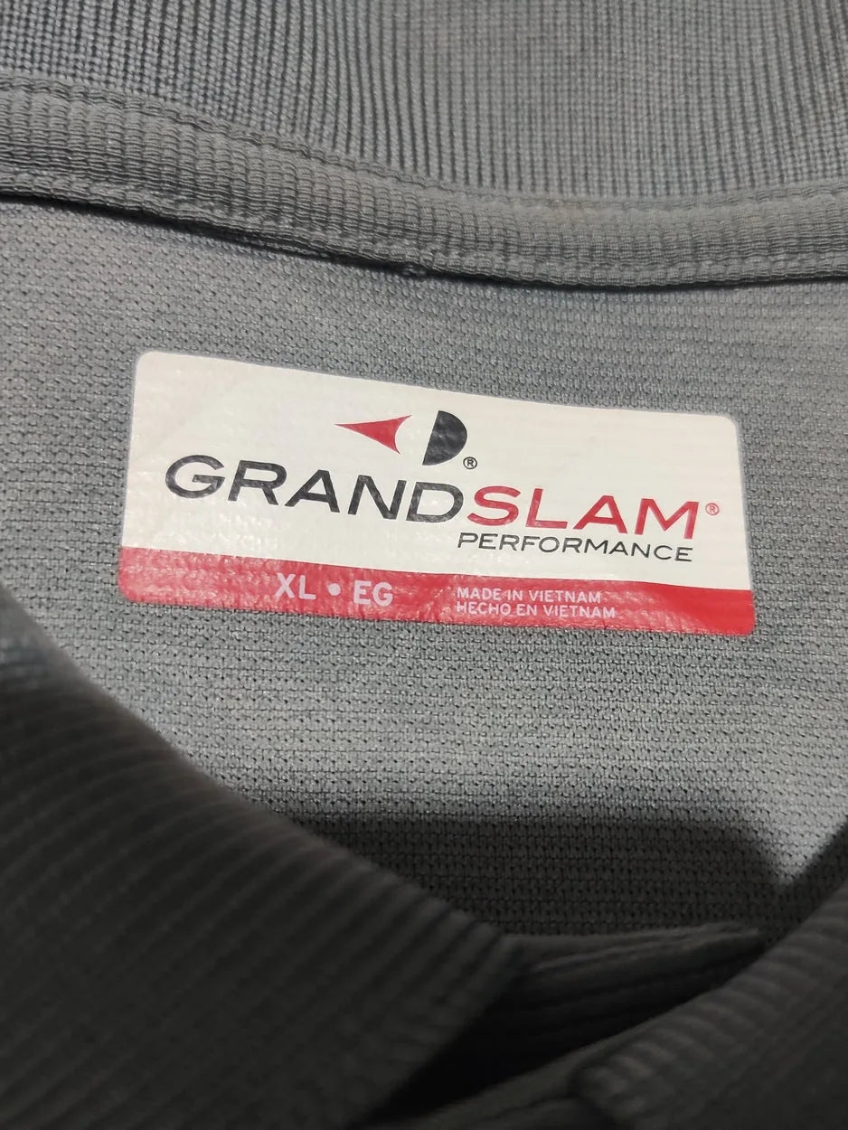 Grand Slam Men Sport Gray Polo T Shirt XL – Preloved Labels (view 3)