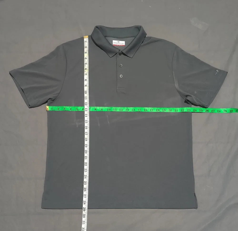Grand Slam Men Sport Gray Polo T Shirt XL – Preloved Labels (view 4)