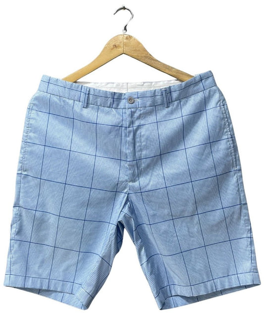 Greg Norman Blue Cotton Short For Men M - Preloved Labels