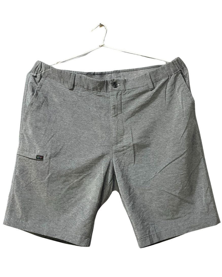 Greg Norman Gray Cotton Short For Men L - Preloved Labels