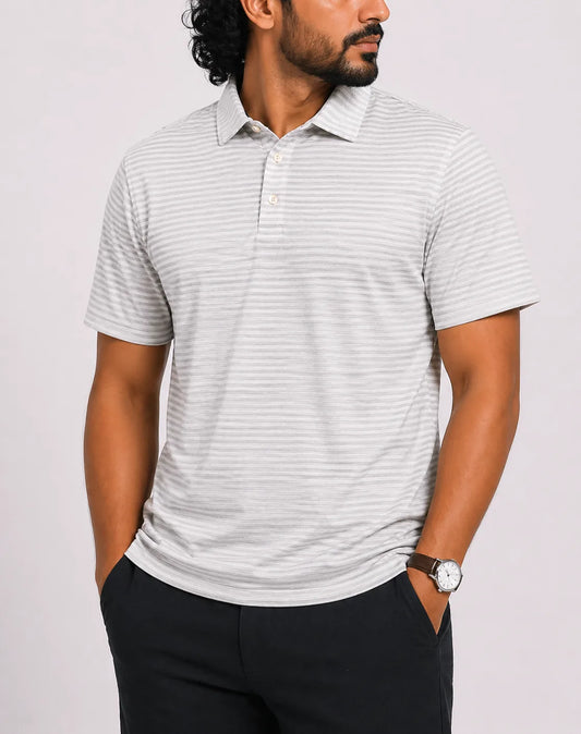 Greg Norman Men Sport Gray  Polo T Shirt M – Preloved Labels