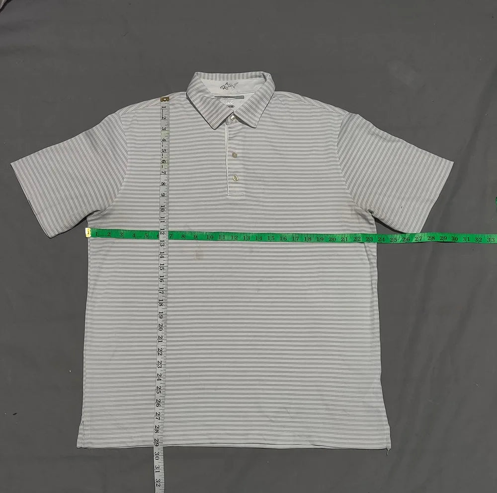 Greg Norman Men Sport Gray  Polo T Shirt M – Preloved Labels (view 4)