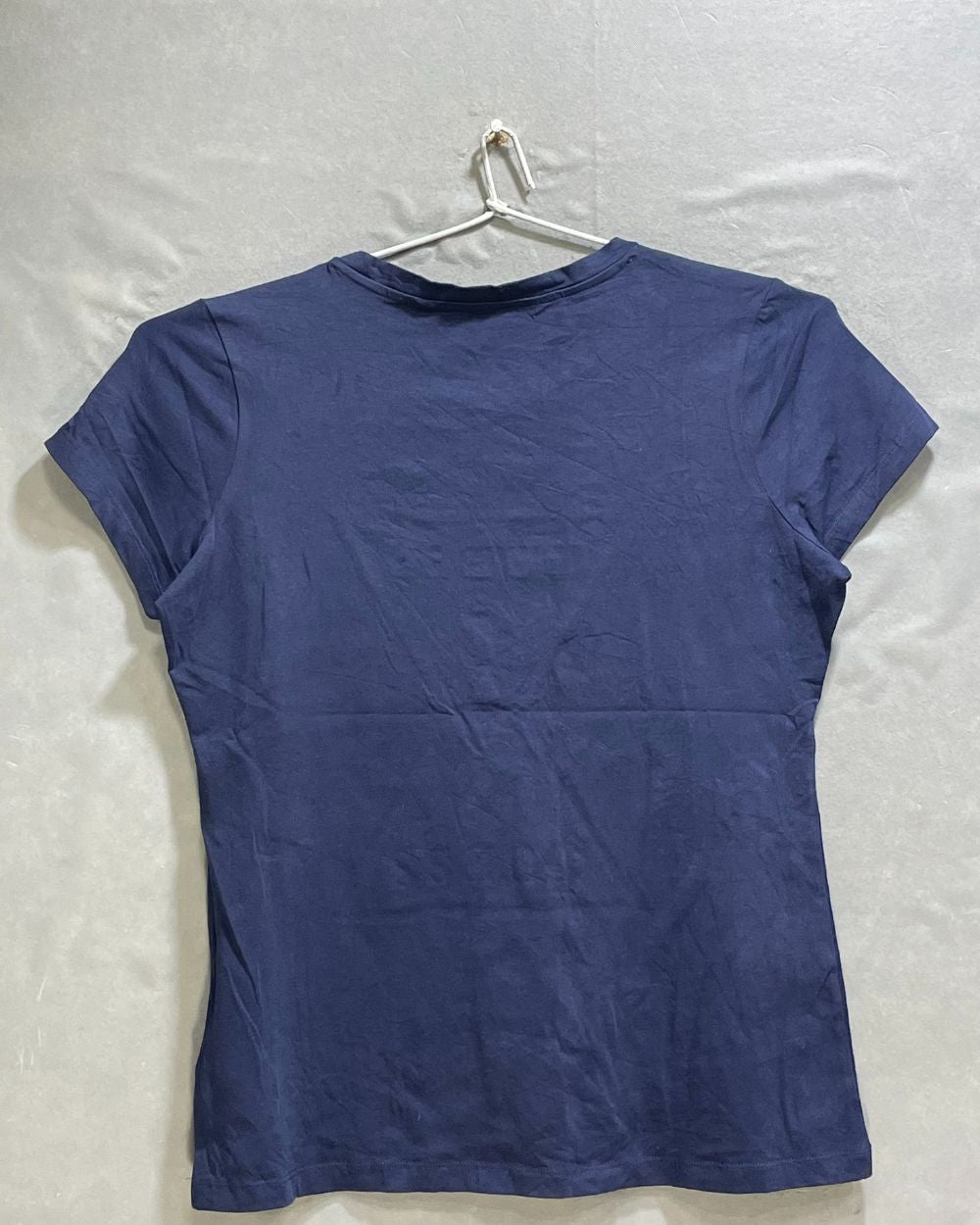 Guess Blue Cotton For Women T Shirt L - Preloved Labels