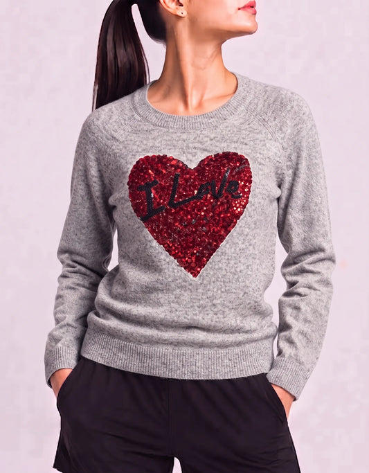 H&M Women Polyester Gray Red Sweater S – Preloved Labels