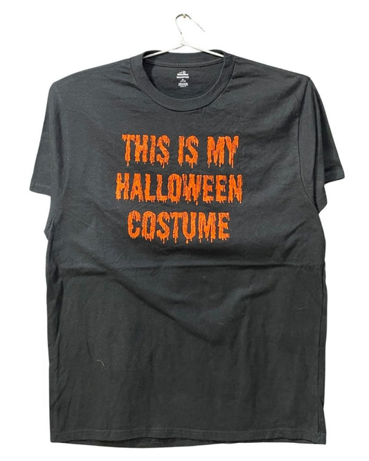 Halloween Black Cotton T Shirt For Men L - Preloved Labels