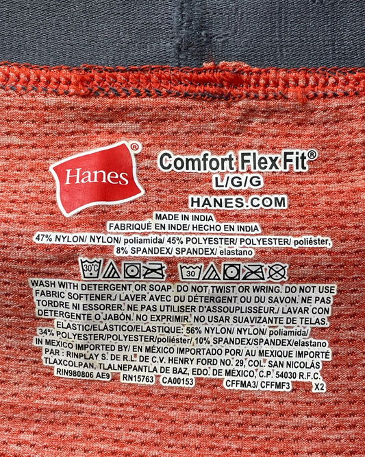 Hanes Orange Underwear For Men L - Preloved Labels