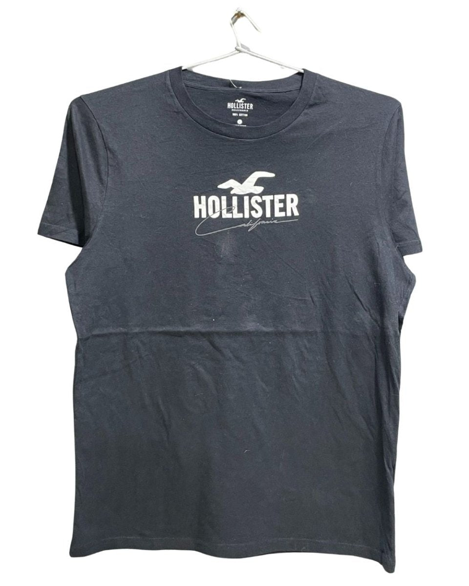 Hollister Black Cotton T Shirt For Men L - Preloved Labels