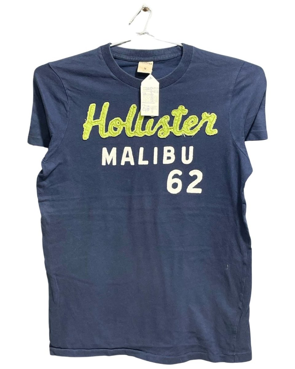 Hollister Blue Cotton T Shirt For Men M - Preloved Labels