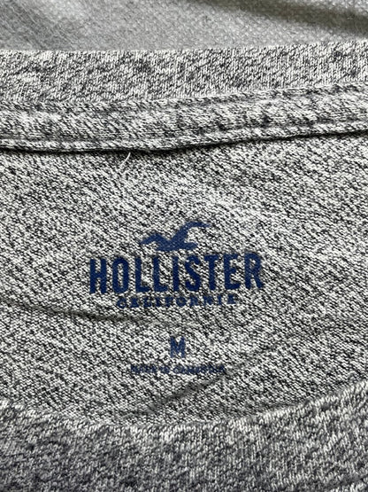 Hollister Gray Cotton T Shirt For Men M - Preloved Labels