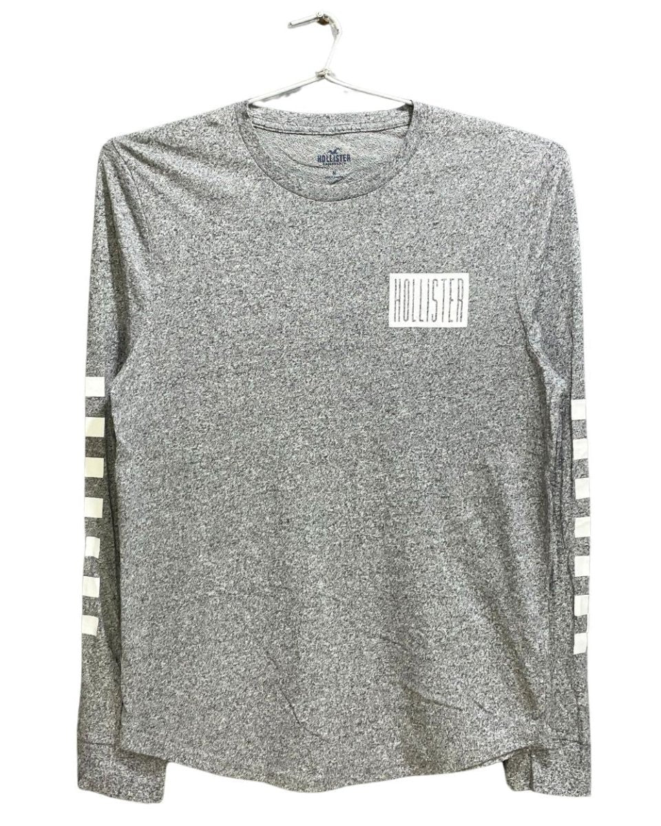 Hollister Gray Cotton T Shirt For Men M - Preloved Labels