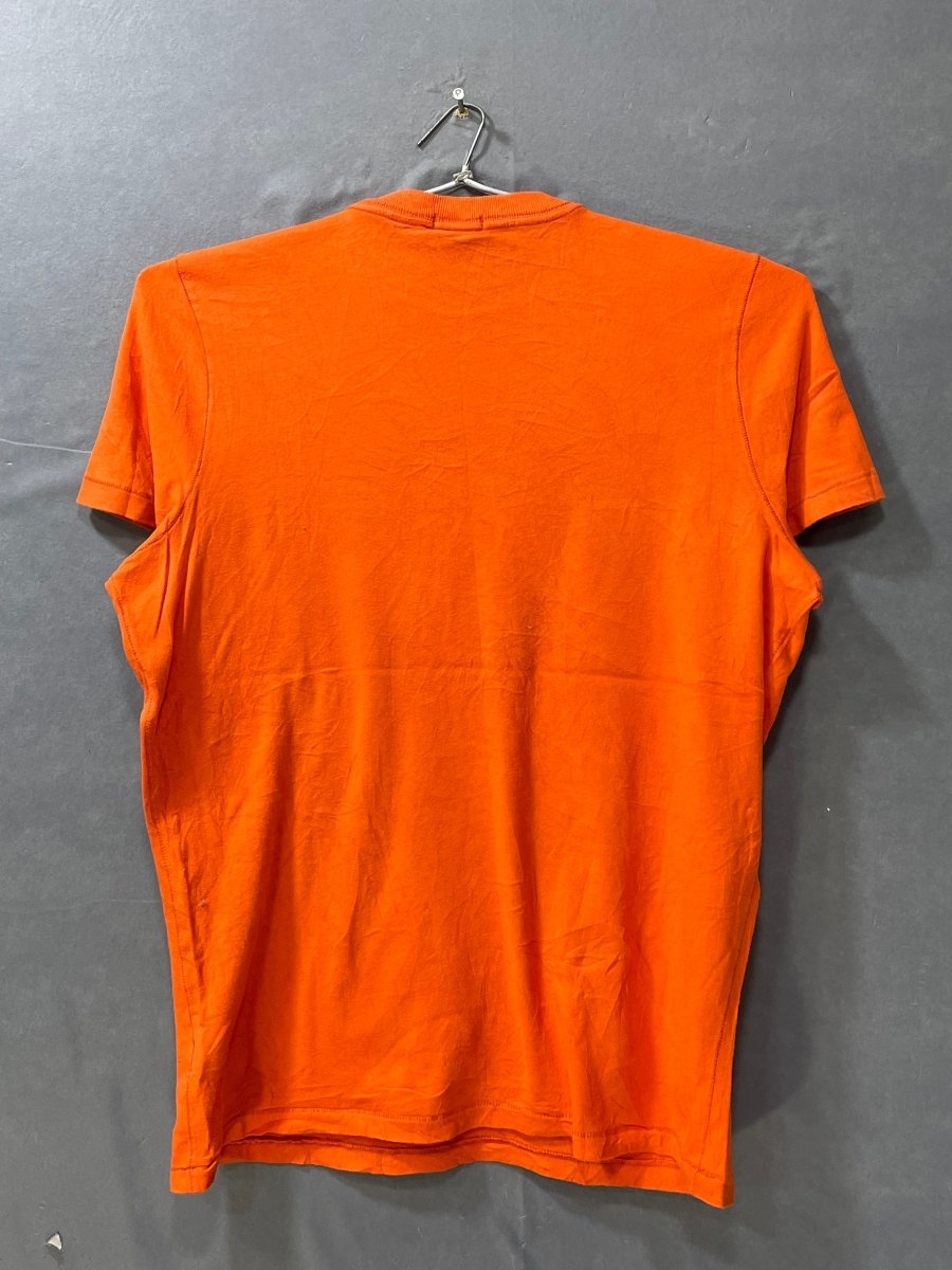 Hollister Orange Cotton T Shirt For Men L - Preloved Labels