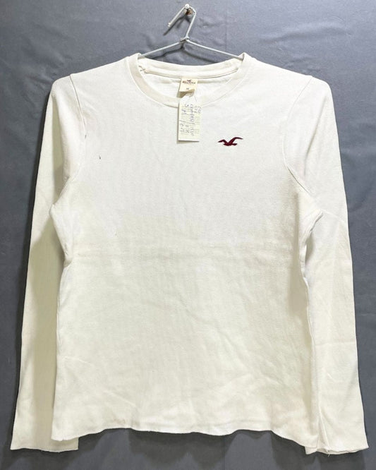 Hollister White Cotton T Shirt For Men M - Preloved Labels