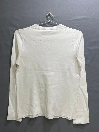 Hollister White Cotton T Shirt For Men M - Preloved Labels