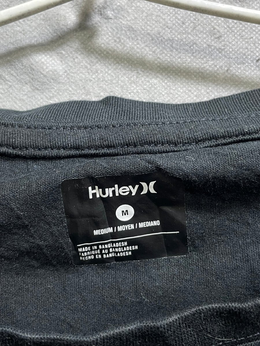 Hurley Black Cotton T Shirt For Men M - Preloved Labels