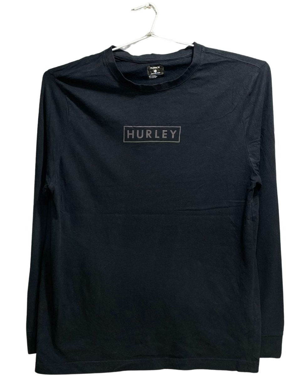 Hurley Black Cotton T Shirt For Men M - Preloved Labels