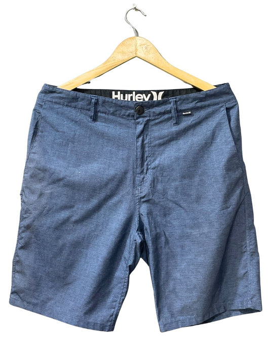 Hurley Blue Polyester Short For Men M - Preloved Labels