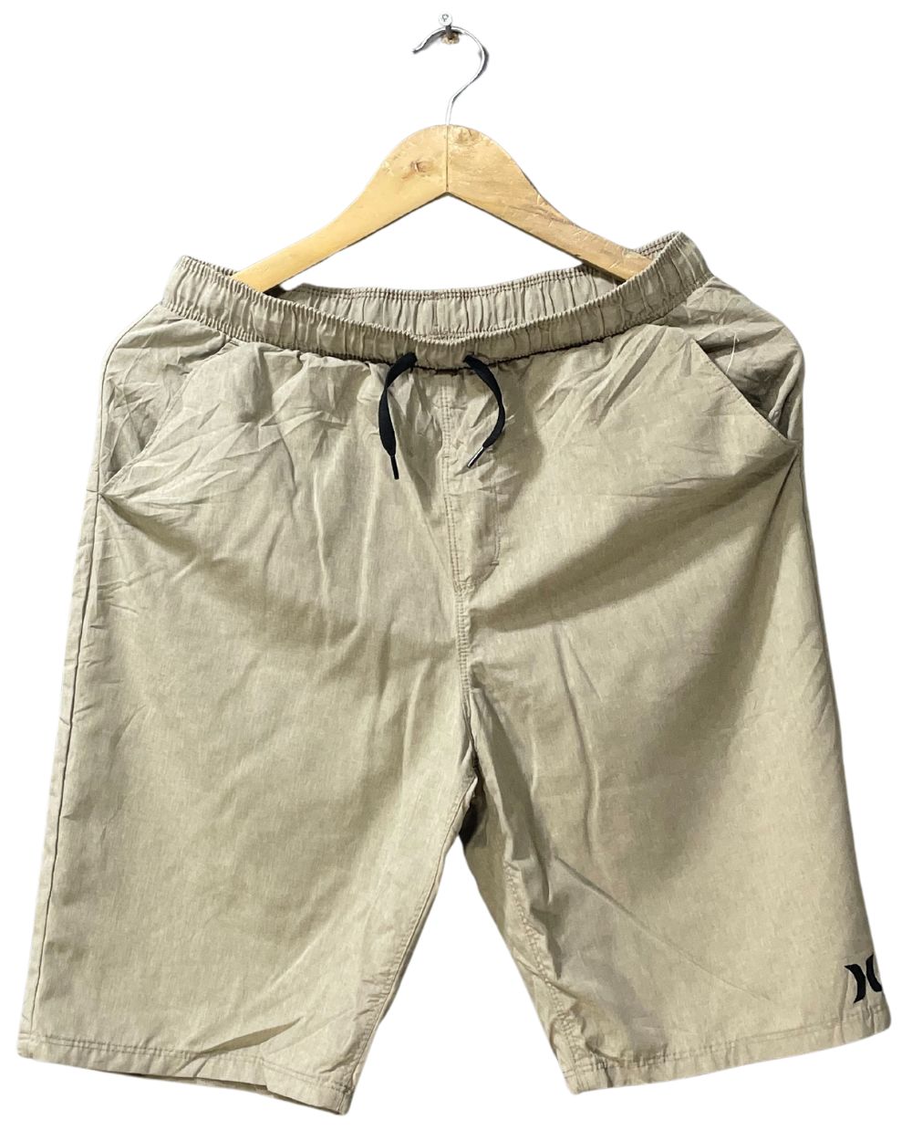 Hurley Cream Cotton Short For Men M - Preloved Labels