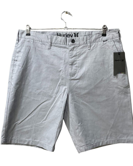 Hurley Gray Cotton Jeans Short For Men L - Preloved Labels