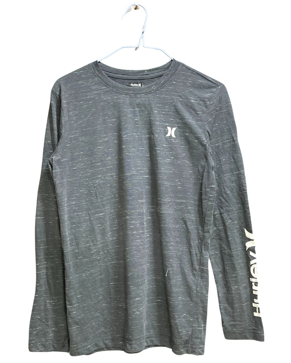 Hurley Gray Cotton T Shirt For Boy 16 Years - Preloved Labels