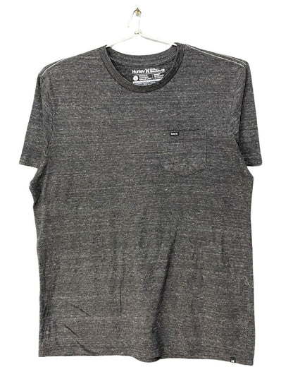 Hurley Gray Cotton T Shirt For Men L - Preloved Labels