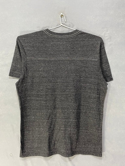 Hurley Gray Cotton T Shirt For Men L - Preloved Labels