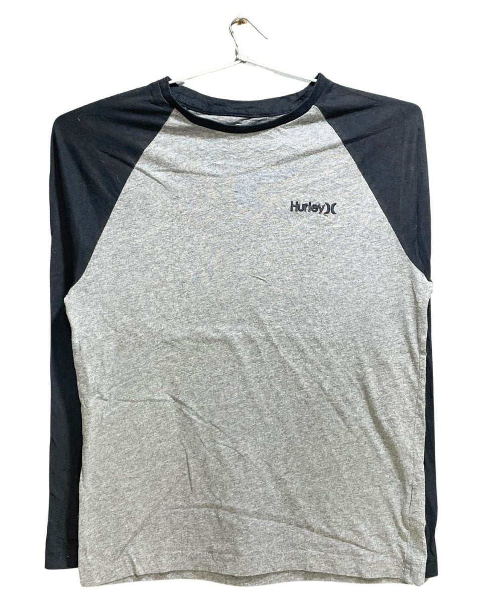 Hurley Gray Cotton T Shirt For Men S - Preloved Labels