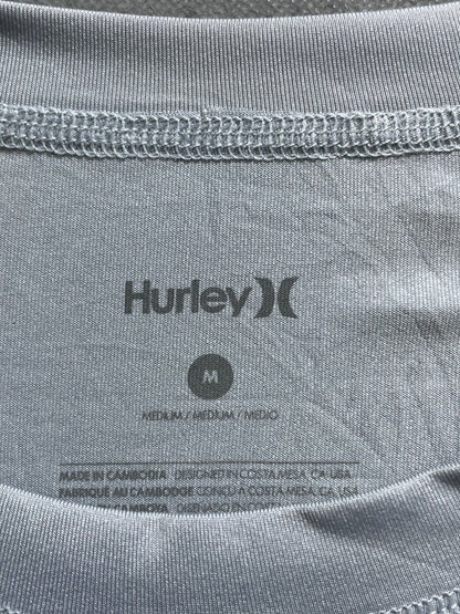 Hurley Gray For Men Sports T Shirt M - Preloved Labels